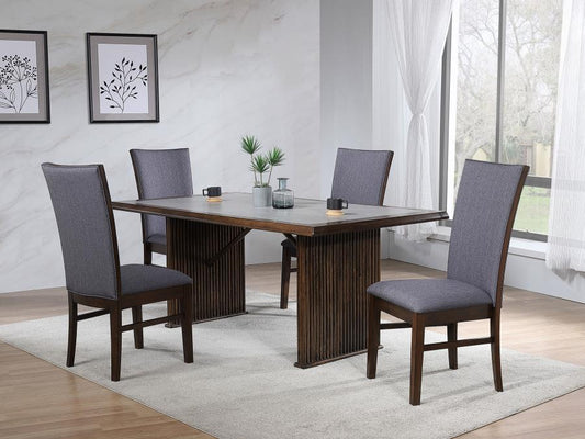 Sherwood - Rectangular Dining Table Set 5 Piece Dining Room Sets by Coaster Fine Furniture - Walls Furniture & Mattress