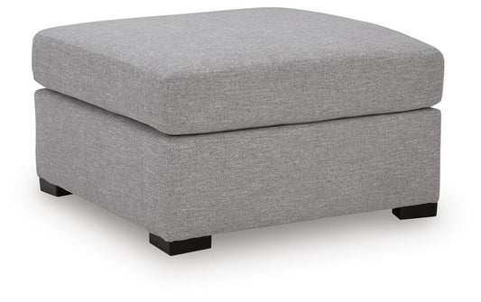 UrbanCrest - Oversized Accent Ottoman - Pewter Accent Ottomans by Signature Design by Ashley® - Walls Furniture & Mattress