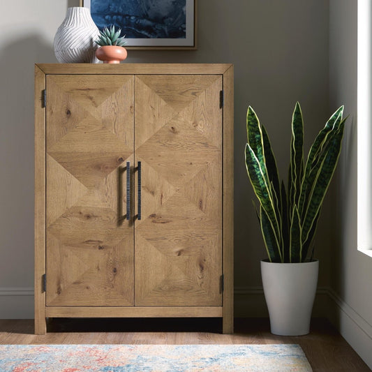 Clayburns - Bar Cabinet - Light Brown Wine Cabinets by Signature Design by Ashley® - Walls Furniture & Mattress