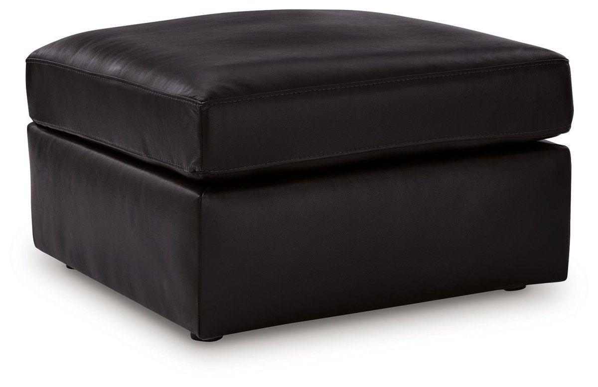 ModMax II - Oversized Accent Ottoman - Black Accent Ottomans by Signature Design by Ashley® - Walls Furniture & Mattress