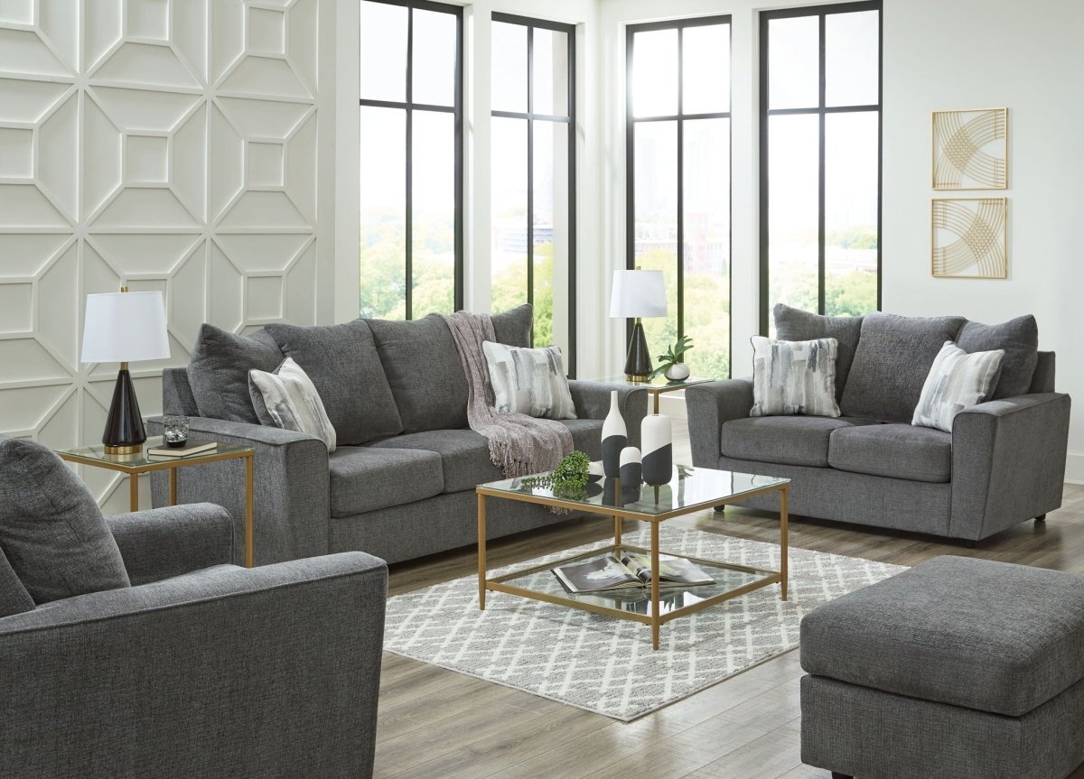 Stairatt - Living Room Set Stationary Chair & Ottoman by Signature Design by Ashley® - Walls Furniture & Mattress