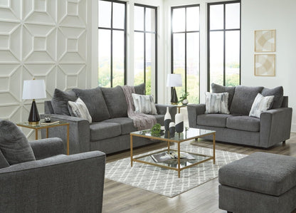 Stairatt - Living Room Set Stationary Chair & Ottoman by Signature Design by Ashley® - Walls Furniture & Mattress