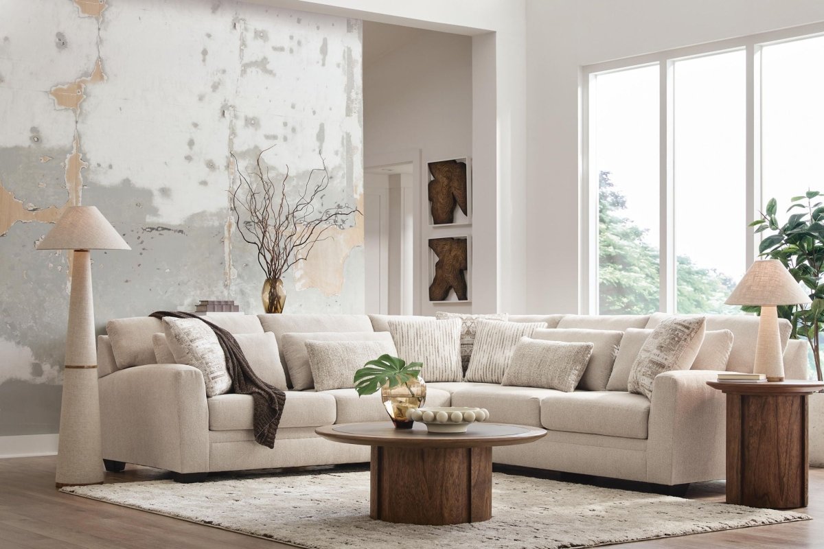 Mandi Point - Sectional Stationary Sectionals by Benchcraft® - Walls Furniture & Mattress