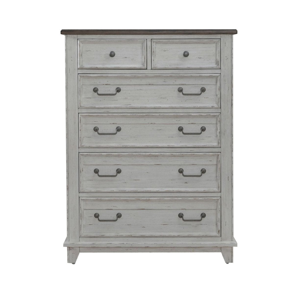 River Place - 6 Drawer Chest - White Accent Chests by Liberty Furniture - Walls Furniture & Mattress