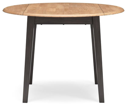 Gesthaven - Round Dining Room Drop Leaf Table Set 5 Piece Dining Room Sets by Signature Design by Ashley® - Walls Furniture & Mattress