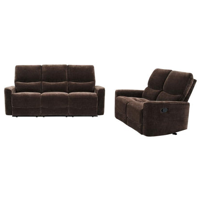 Navarro - Upholstered Reclining Sofa Set Reclining Sofas & Loveseats by Coaster Fine Furniture - Walls Furniture & Mattress