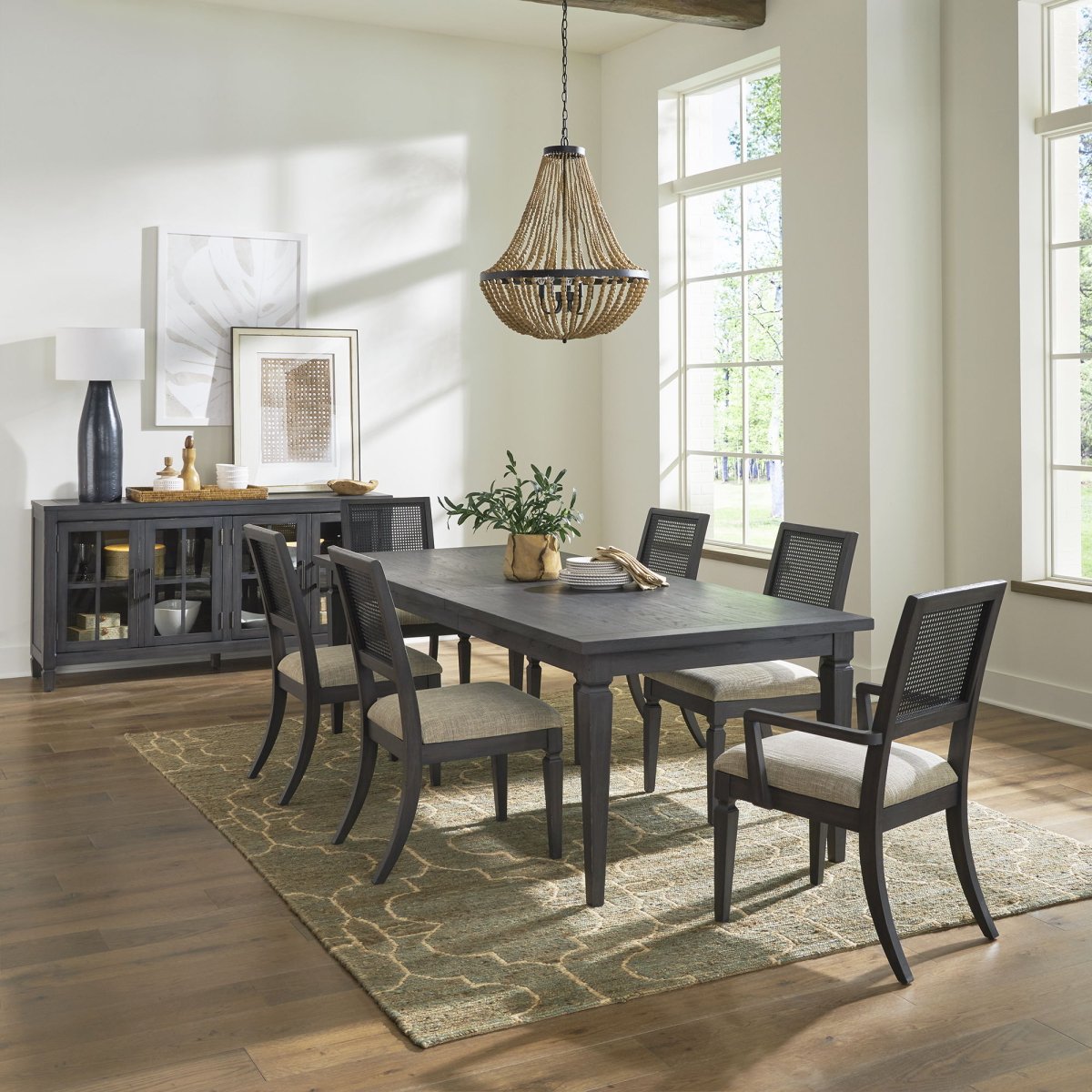 Caruso Heights - Opt Rectangular Table Set 7 Piece Dining Room Sets by Liberty Furniture - Walls Furniture & Mattress