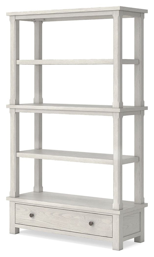 Robbinsdale - Bookcase - Antique White Standard Bookcases by Signature Design by Ashley® - Walls Furniture & Mattress