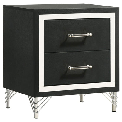 Lucia - 2 - Drawer Nightstand - White Accent Nightstands by Coaster Fine Furniture - Walls Furniture & Mattress