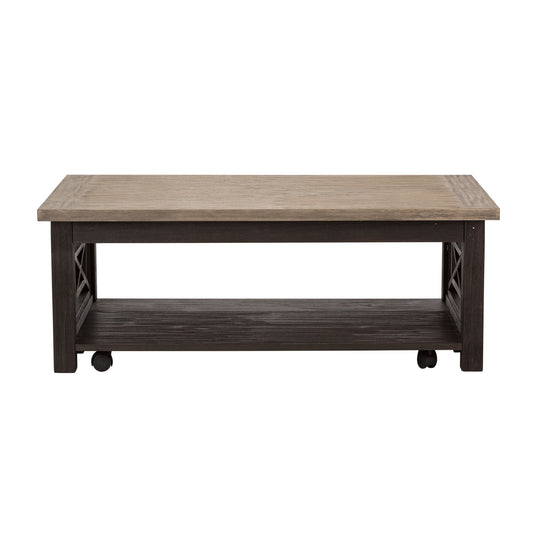 Heatherbrook - 3 Piece Table Set (1 Cocktail 2 End Tables) - Black