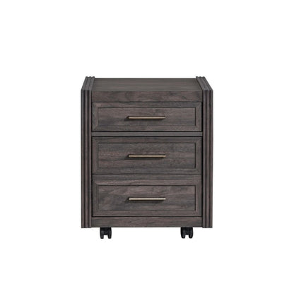 Modern Edge - Castered Filing Cabinet - Caffe Filing Cabinets by Liberty Furniture - Walls Furniture & Mattress