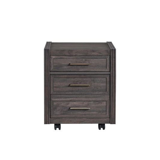 Modern Edge - Castered Filing Cabinet - Caffe Filing Cabinets by Liberty Furniture - Walls Furniture & Mattress