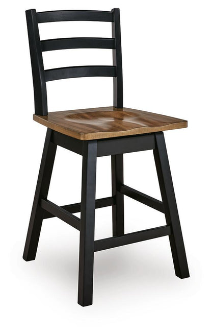 Wildenauer - Swivel Stool (Set of 2) Stool Sets by Signature Design by Ashley® - Walls Furniture & Mattress