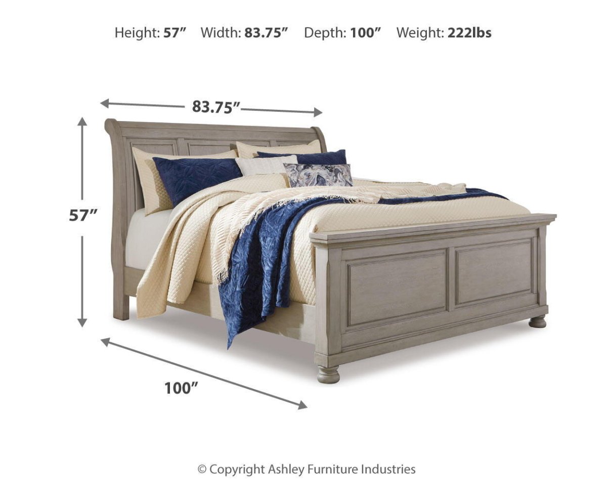 Lettner - Sleigh Bed Storage Beds by Signature Design by Ashley® - Walls Furniture & Mattress
