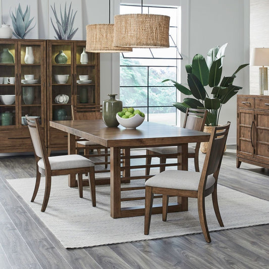 Shaker Lakes - Optional Double Pedestal Table Set 5 Piece Dining Room Sets by Liberty Furniture - Walls Furniture & Mattress