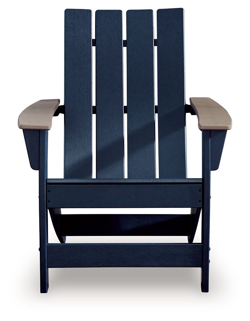 East Beach - Adirondack Chair - Black / Beige Arm Chairs by Signature Design by Ashley® - Walls Furniture & Mattress