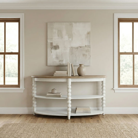 Turnberry Park - Sofa Table - Washed White Sofa Tables by Liberty Furniture - Walls Furniture & Mattress