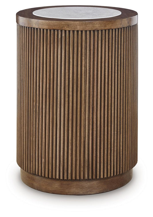 Hadonna - Round Table End Tables by Signature Design by Ashley® - Walls Furniture & Mattress