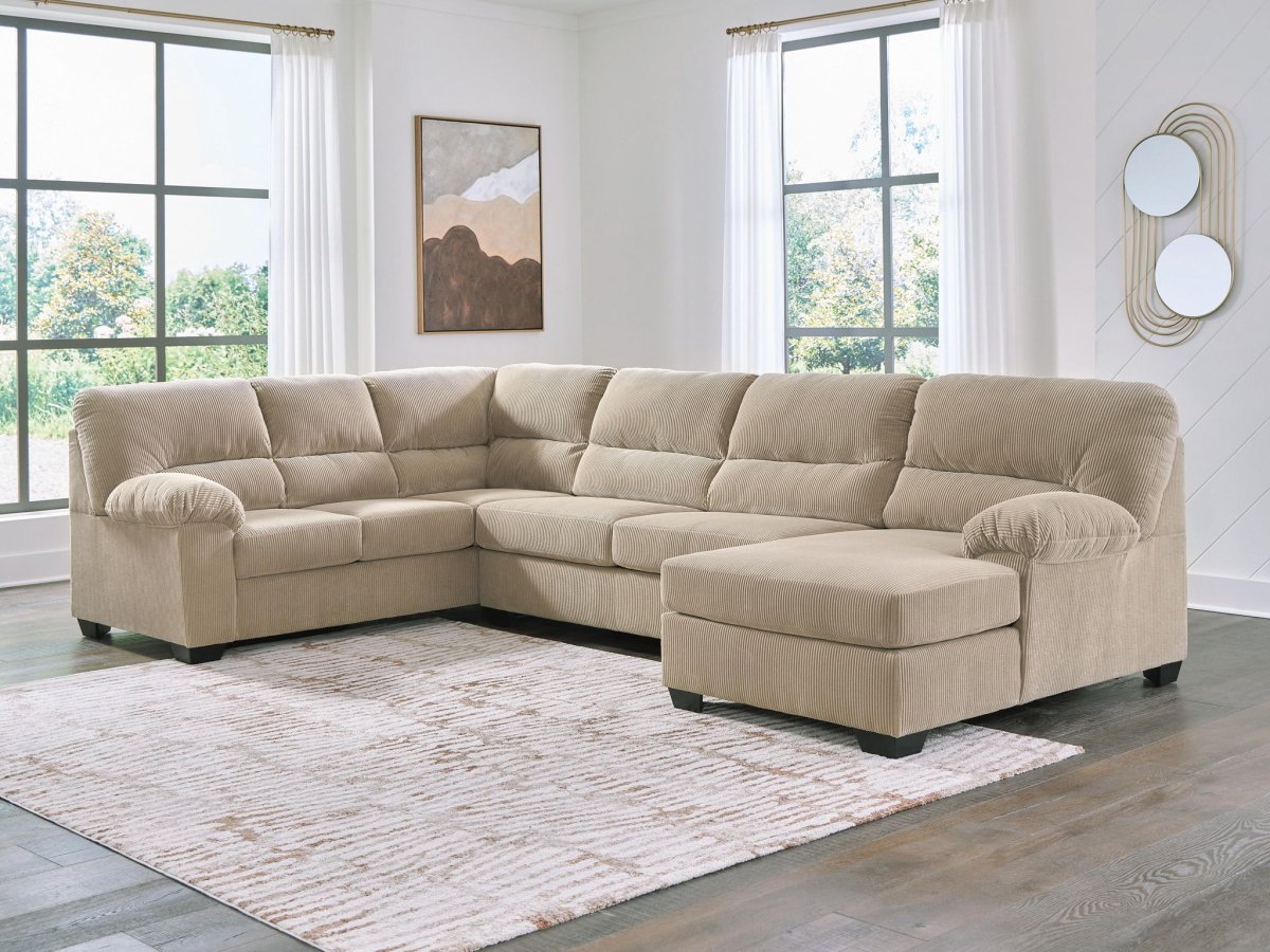 SimpleJoy - Sectional Stationary Sectionals by Signature Design by Ashley® - Walls Furniture & Mattress