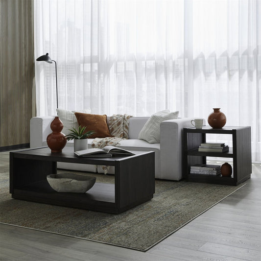 Modern Edge - 3 Piece Set - Caffe Table Sets by Liberty Furniture - Walls Furniture & Mattress