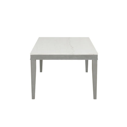 Essence - 70" Rectangle Dining Table With Marble Top Dining Tables by New Classic - Walls Furniture & Mattress