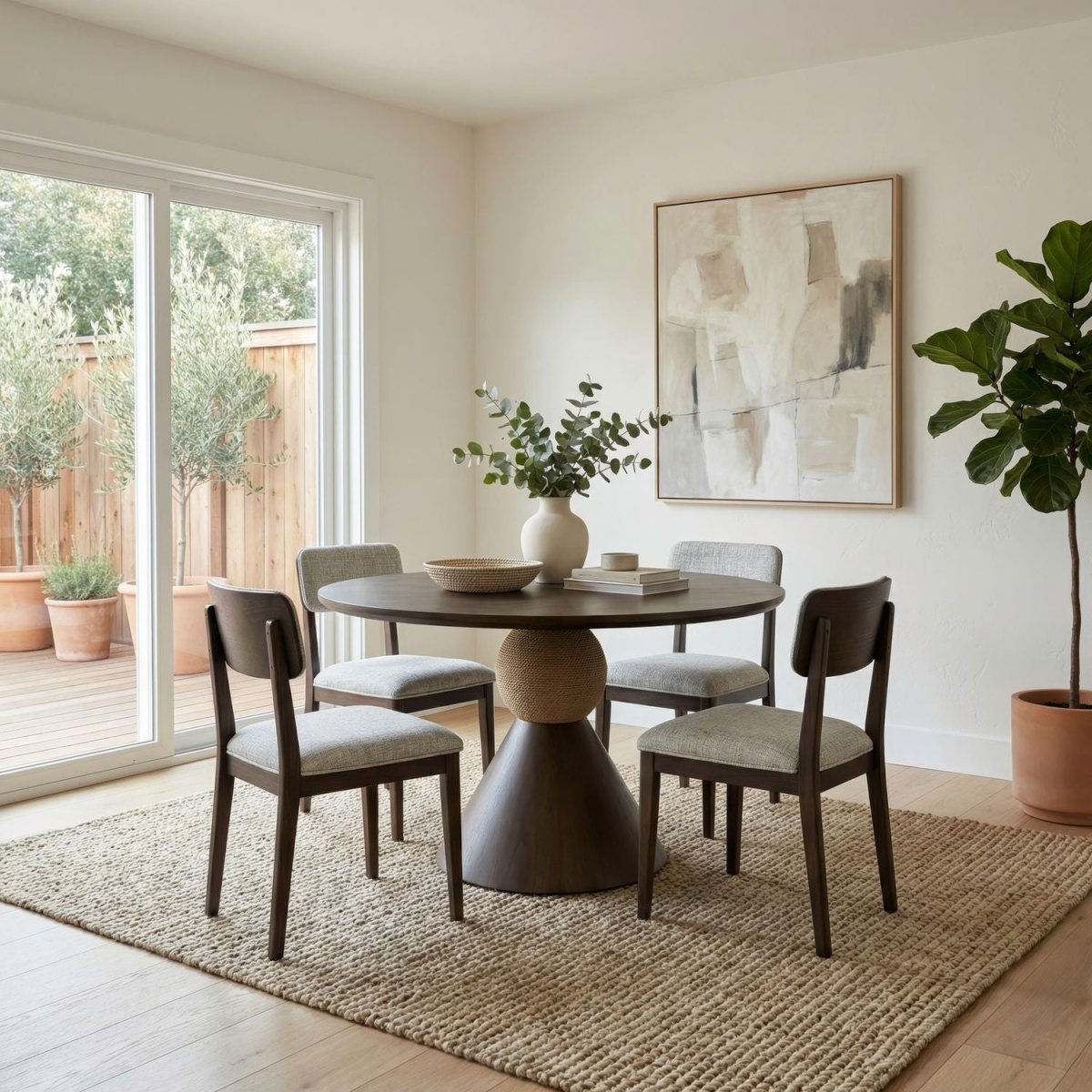 Briarcrest - 48" Round Table Set 5 Piece Dining Room Sets by Liberty Furniture - Walls Furniture & Mattress