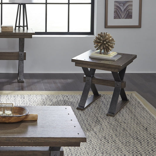Sonoma Road - End Table - Light Brown End Tables by Liberty Furniture - Walls Furniture & Mattress