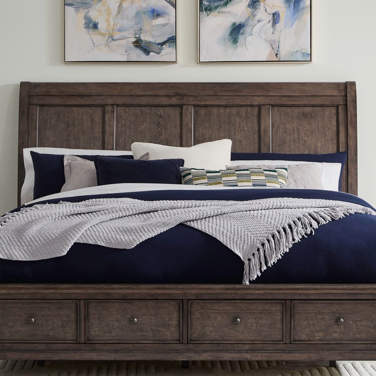 Twin Lakes - Sleigh Headboard Sleigh Headboards by Liberty Furniture - Walls Furniture & Mattress