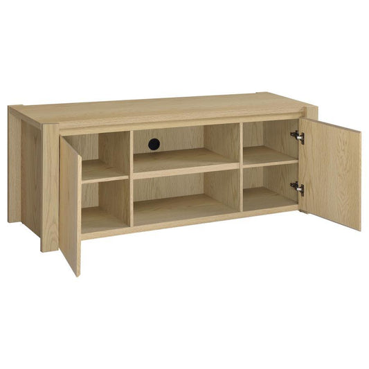Laurelton - 3 Piece Entertainment Center TV Stand - Light Oak Entertainment Centers by Coaster Fine Furniture - Walls Furniture & Mattress