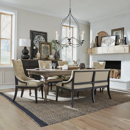 Americana Farmhouse - Upholstered Shelter Side Chair Side Chairs by Liberty Furniture - Walls Furniture & Mattress
