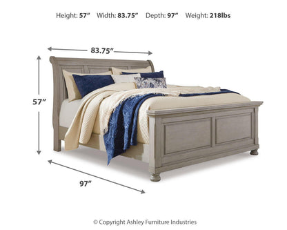 Lettner - Sleigh Bed Storage Beds by Signature Design by Ashley® - Walls Furniture & Mattress