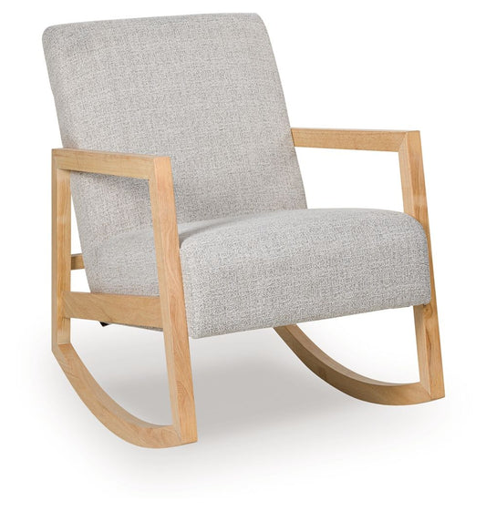 Wychworth - Gray / Natural - Accent Chair Accent Chairs by Signature Design by Ashley® - Walls Furniture & Mattress