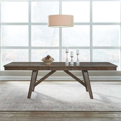 Carolina Park - Trestle Table - Brown Dining Tables by Liberty Furniture - Walls Furniture & Mattress