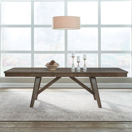 Carolina Park - Trestle Table - Brown Dining Tables by Liberty Furniture - Walls Furniture & Mattress