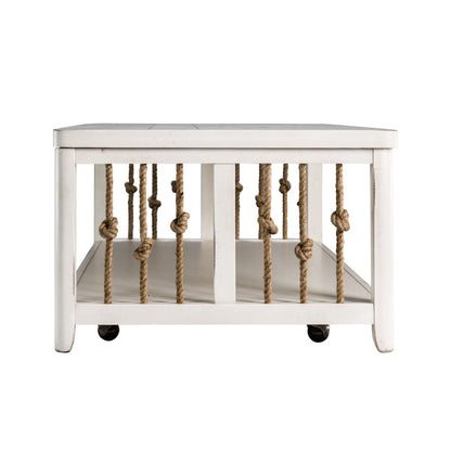 Dockside - Cocktail Table - White Cocktail Tables by Liberty Furniture - Walls Furniture & Mattress