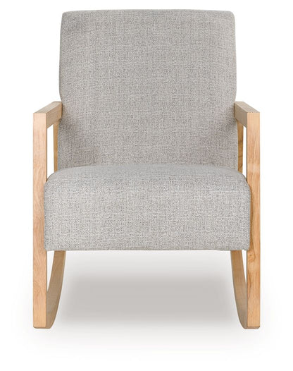 Wychworth - Gray / Natural - Accent Chair Accent Chairs by Signature Design by Ashley® - Walls Furniture & Mattress