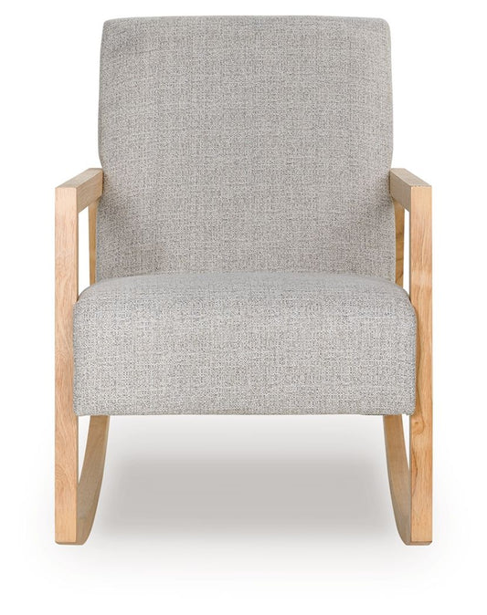 Wychworth - Gray / Natural - Accent Chair Accent Chairs by Signature Design by Ashley® - Walls Furniture & Mattress