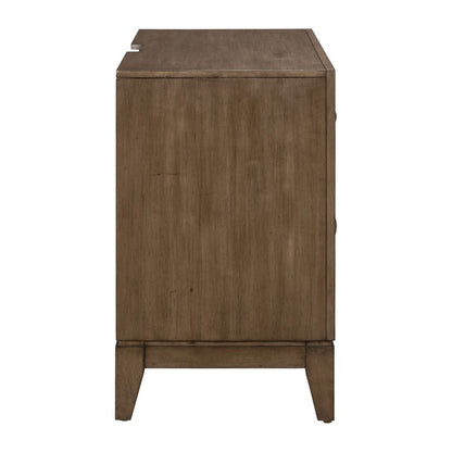 Shaker Lakes - Nightstand With Charging Station - Brown Nightstands w/ Charging Stations by Liberty Furniture - Walls Furniture & Mattress