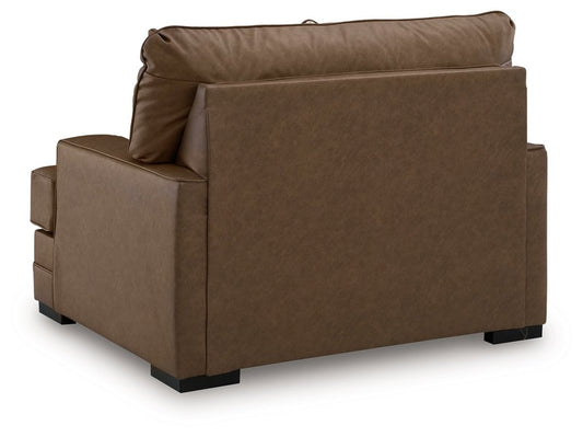 VillaCourt - Caramel - Chair And A Half Arm Chairs by Benchcraft® - Walls Furniture & Mattress