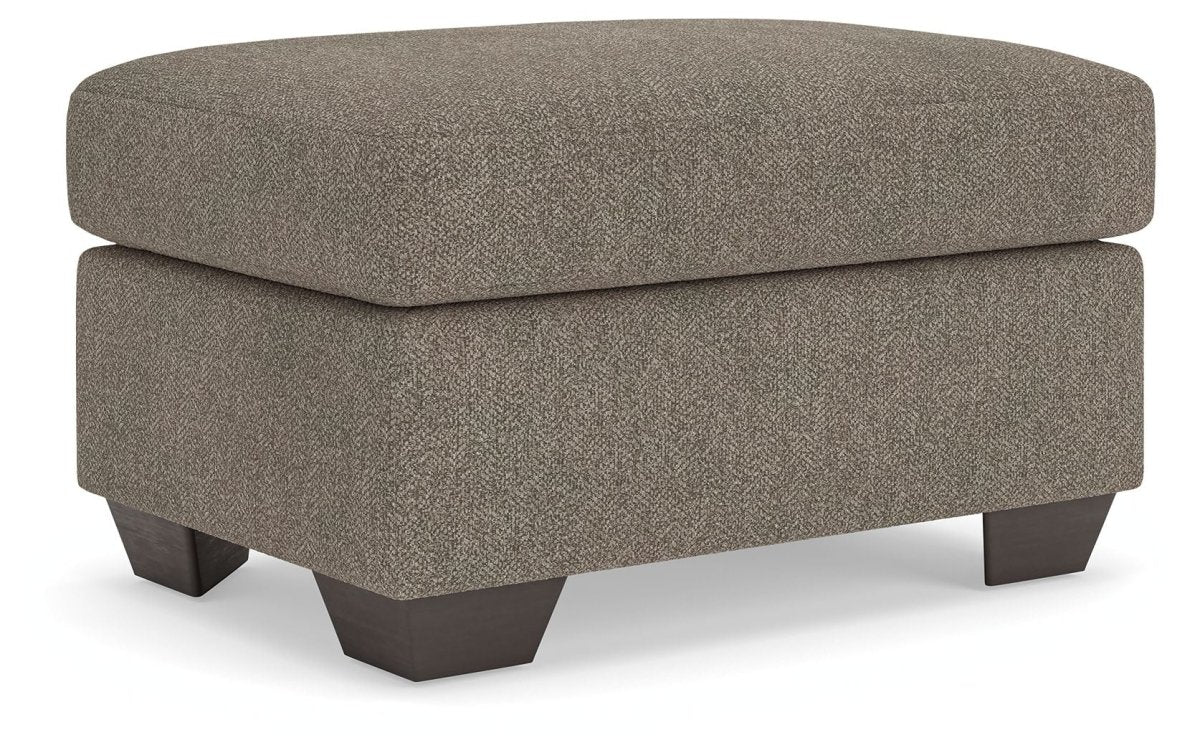 Triston - Peaks - Ottoman - Suede Upholstered Ottomans by Benchcraft® - Walls Furniture & Mattress