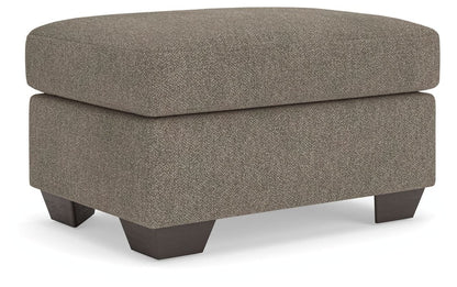 Triston - Peaks - Ottoman - Suede Upholstered Ottomans by Benchcraft® - Walls Furniture & Mattress