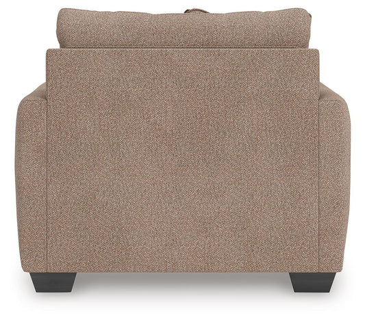 Triston - Peaks - Suede - Chair And A Half Arm Chairs by Benchcraft® - Walls Furniture & Mattress