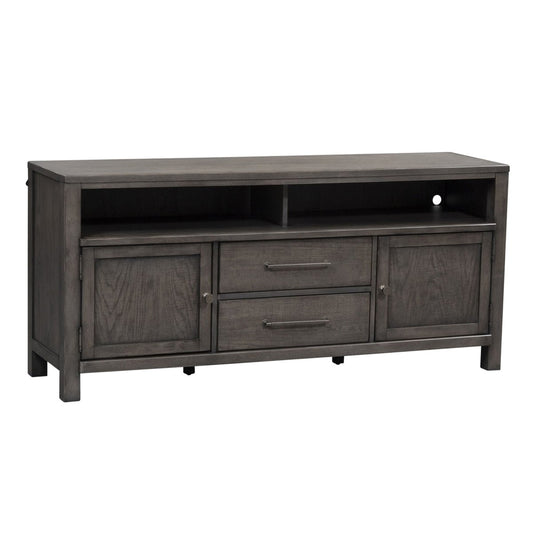 Modern Farmhouse - Entertainment Console - 66" TV Stands by Liberty Furniture - Walls Furniture & Mattress