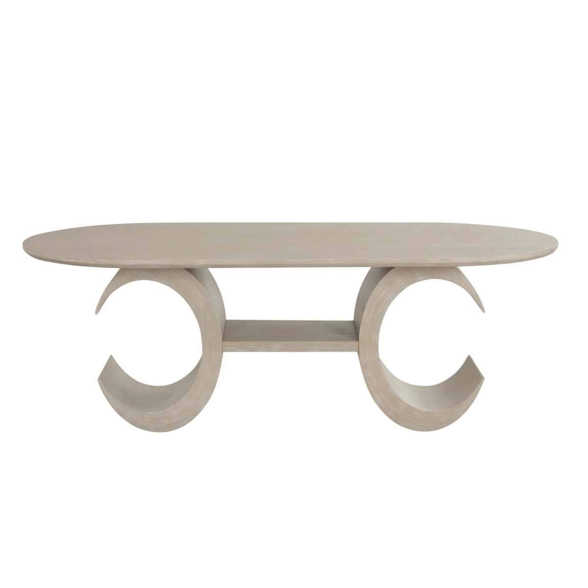 Gwendolyn - Oval Table Top And Base - Beige Dining Tables by New Classic - Walls Furniture & Mattress