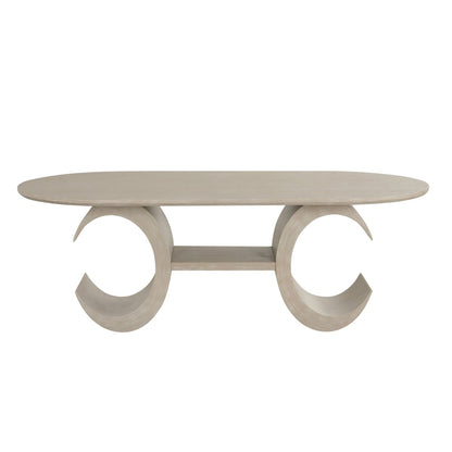 Gwendolyn - Oval Table Top And Base - Beige Dining Tables by New Classic - Walls Furniture & Mattress