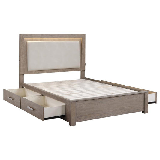 Kenora - LED Storage Bed Storage Beds by Coaster Fine Furniture - Walls Furniture & Mattress