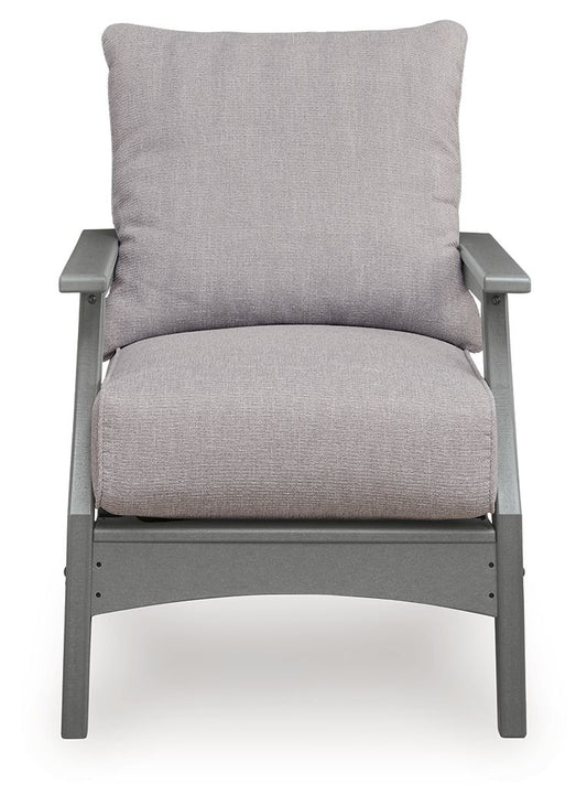 Cove Beach - Lounge Chair With Cushion (Set of 2) - Gray Chair Sets by Signature Design by Ashley® - Walls Furniture & Mattress