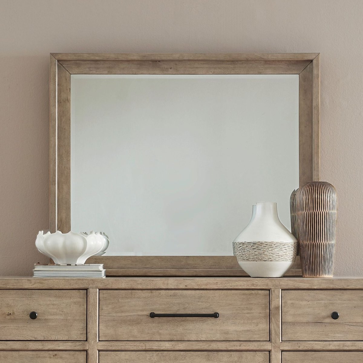Proximity Place - Landscape Mirror - Brown Landscape Mirrors by Liberty Furniture - Walls Furniture & Mattress