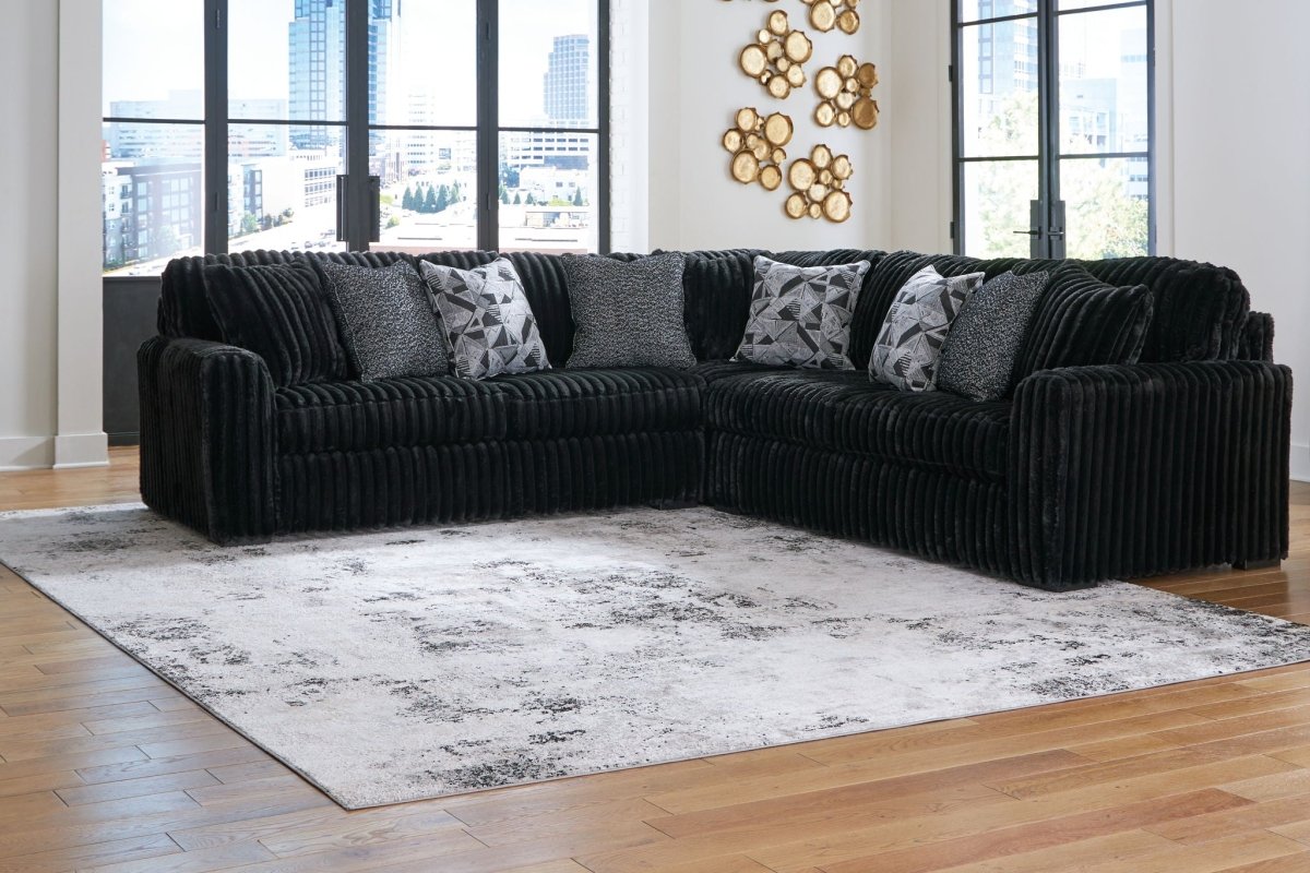 Midnight - Madness - Sectional Set 4 Piece Living Room Sets by Signature Design by Ashley® - Walls Furniture & Mattress