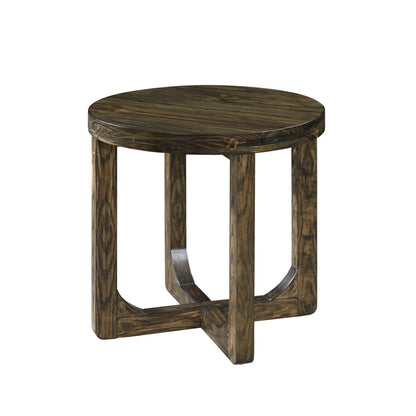 Kerby - Round End Table - Dark Brown End Tables by New Classic - Walls Furniture & Mattress